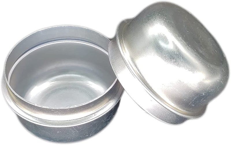 KLMHT Replaces Trailer 1.98" Inch Grease Cover Dust Cap 2k 3.5k 3,500 lb Axle Hub with Plug (2Pack) - Image 1